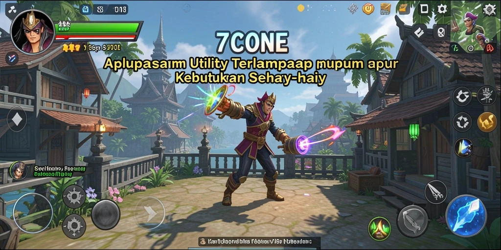 Tampilan antarmuka 7CONE yang bersih dan efisien.