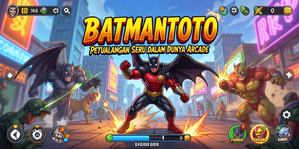 Tangkapan layar gameplay BATMANTOTO yang menampilkan aksi seru dan grafis menawan.