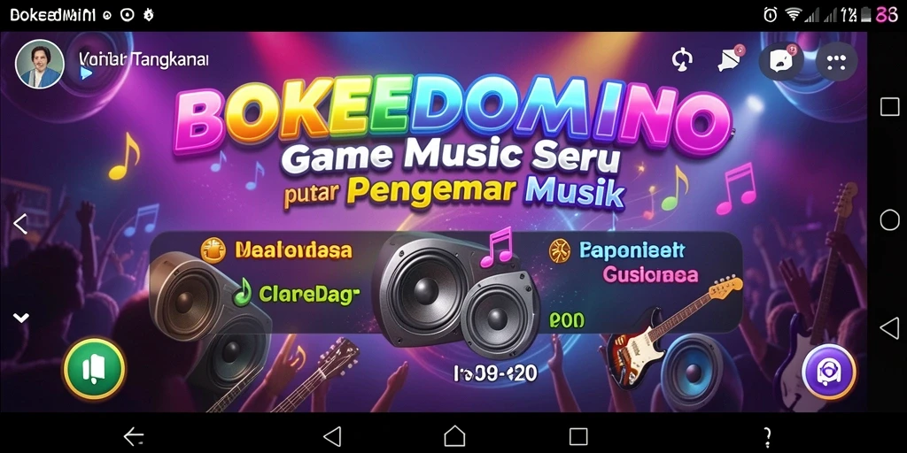 Tampilan gameplay BOKEDOMINO yang seru dan interaktif.