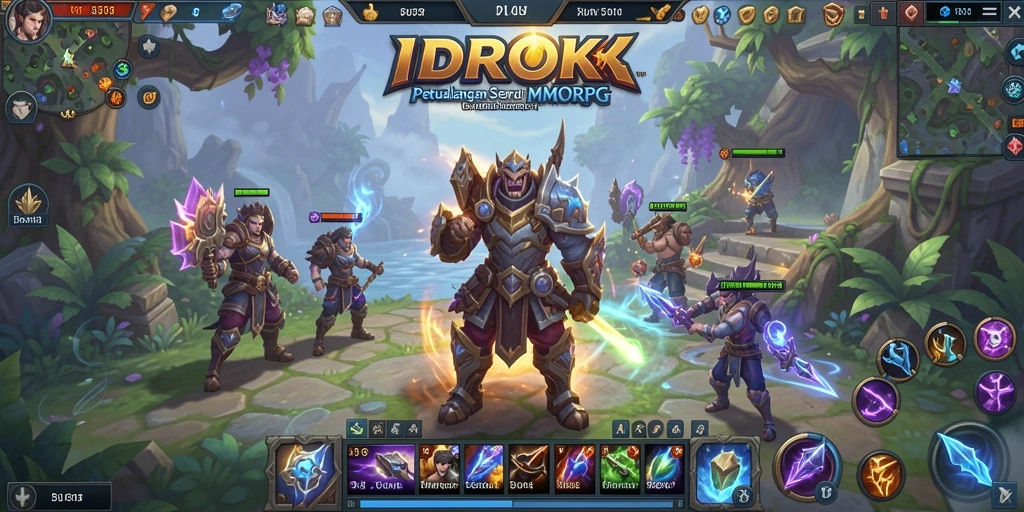 Tampilan gameplay seru dan grafis yang memukau di IDROK.