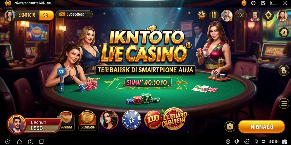 Tampilan menarik dari gameplay Live Casino di IKNTOTO.