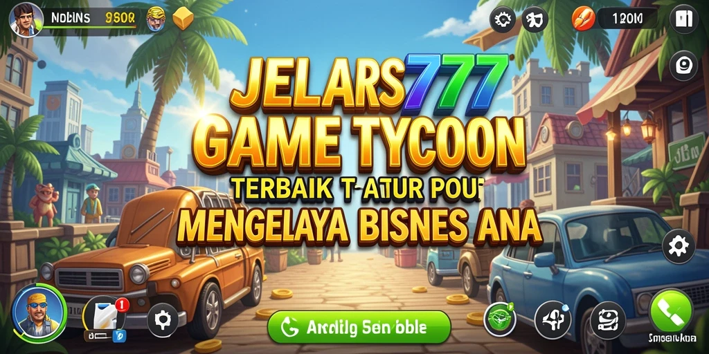 Tampilan gameplay JELAS777 yang penuh strategi Tycoon.
