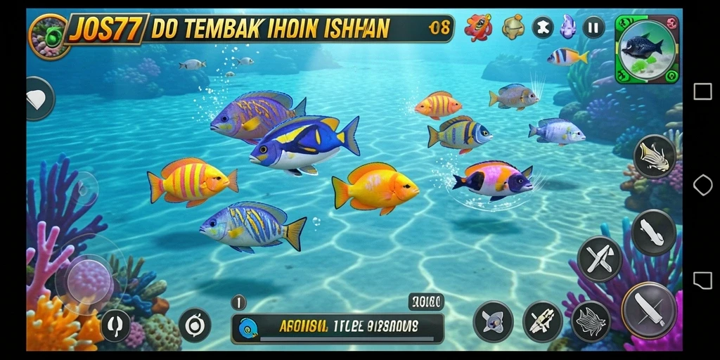 Gameplay seru JOS77 dengan aksi tembak ikan yang menantang.