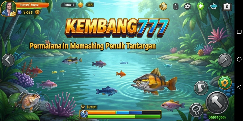 Screenshot gameplay memancing di KEMBANG777 yang menarik.
