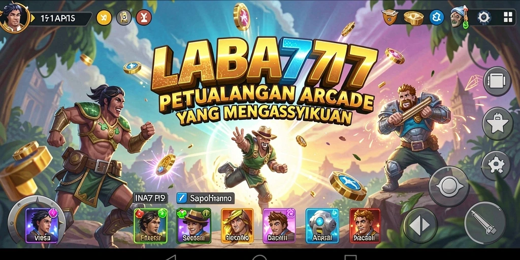 Screenshot LABA777 menampilkan aksi seru dalam dunia Arcade.