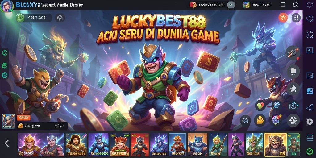 Tangkapan layar gameplay LUCKYBEST88 menampilkan pertempuran seru dan grafis yang memukau.