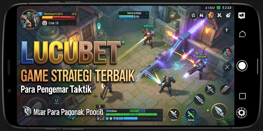 Tampilan gameplay yang menegangkan dari LUCUBET saat bertarung.