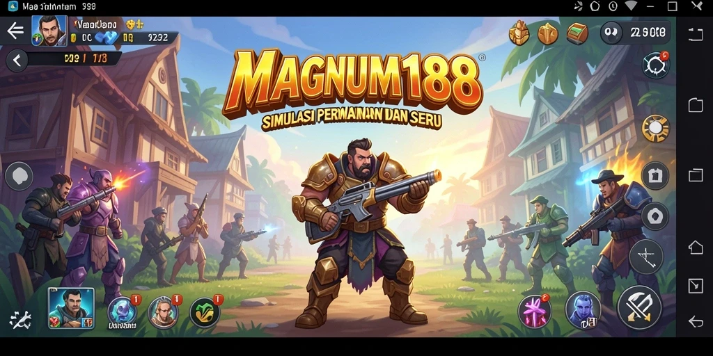Tampilan gameplay MAGNUM188 dengan grafik yang memukau dan interaksi yang dinamis.
