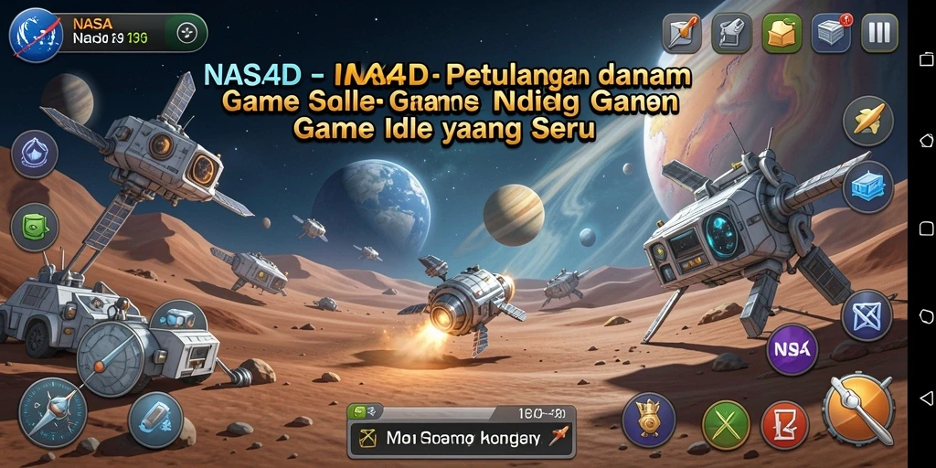 Tampilan gameplay NASA4D yang menarik dan penuh warna.