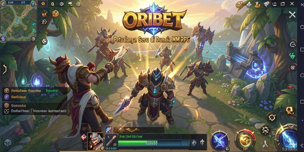 Tampilan menarik gameplay ORIBET dalam dunia MMORPG.