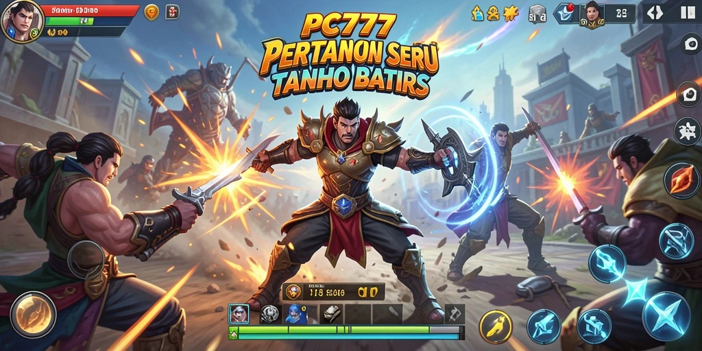 Tampilan screenshot game Fighting PC777 yang seru.