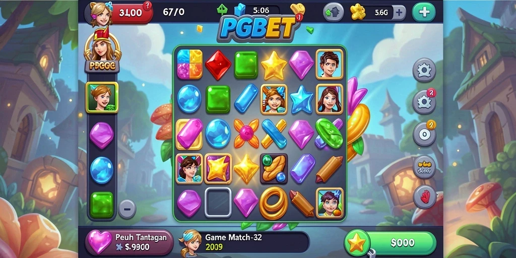 Tampilan gameplay PGBET yang penuh warna dan menarik.