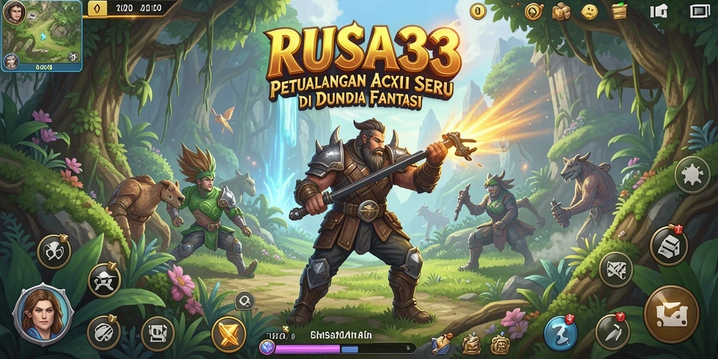 Gameplay RUSA33 yang mendebarkan dengan pertarungan epik.