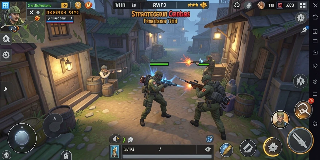 Tangkapan layar gameplay RVIP3 yang menunjukkan strategi yang mendebarkan.