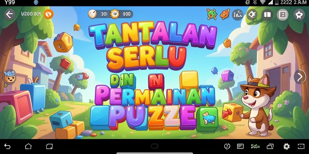 Screenshot Y89 menampilkan gameplay puzzle yang seru dan menantang.